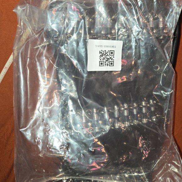 Size XS Spike skirt faux leather bullets goth punk rock - Picture 2 of 2